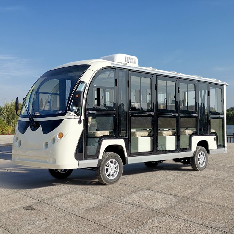 14 yerlik qapalı elektrik gəzinti avtobusu