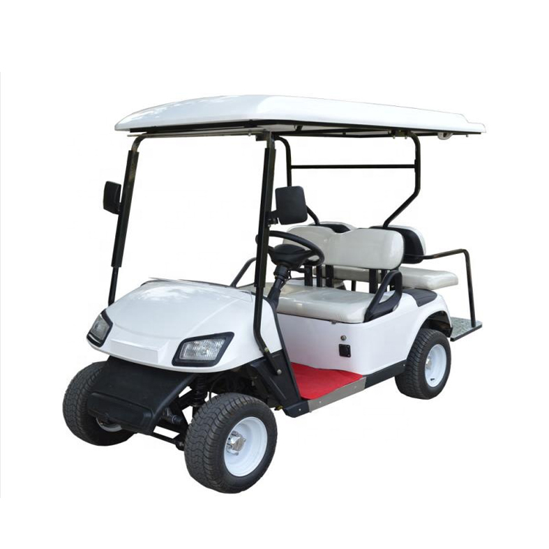 İki oturacaqlı mini elektrikli golf meydançası avtomobili